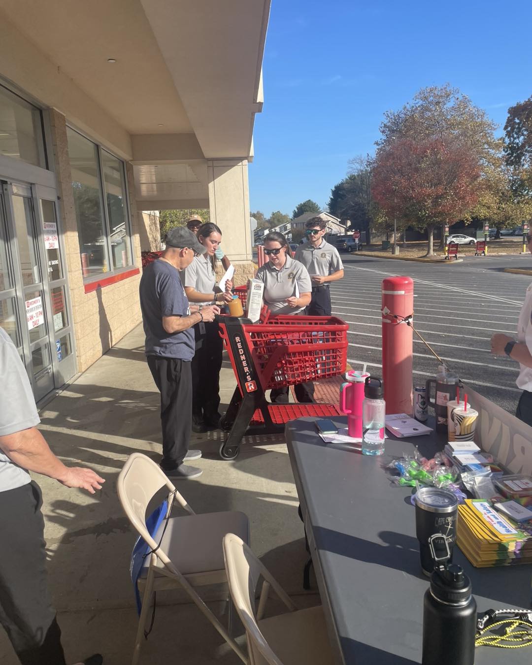 DPS at work at Food Drive