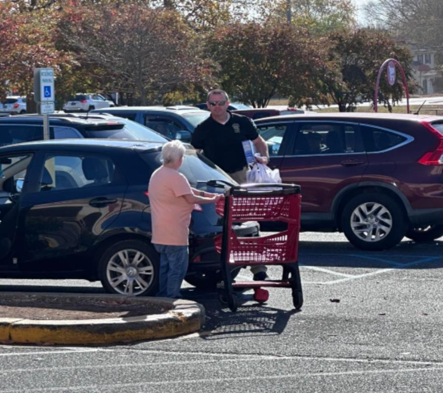 DPS lending a hand at the annual Food Drive